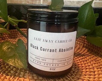 Black Currant Absinthe | Soy Candle