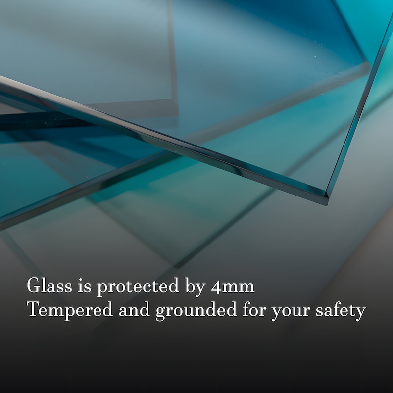 Aurora Northern Lights Tempered Glass Wall Art, Northern Lights Glass