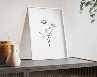 Floral artwork Wall Print digital download