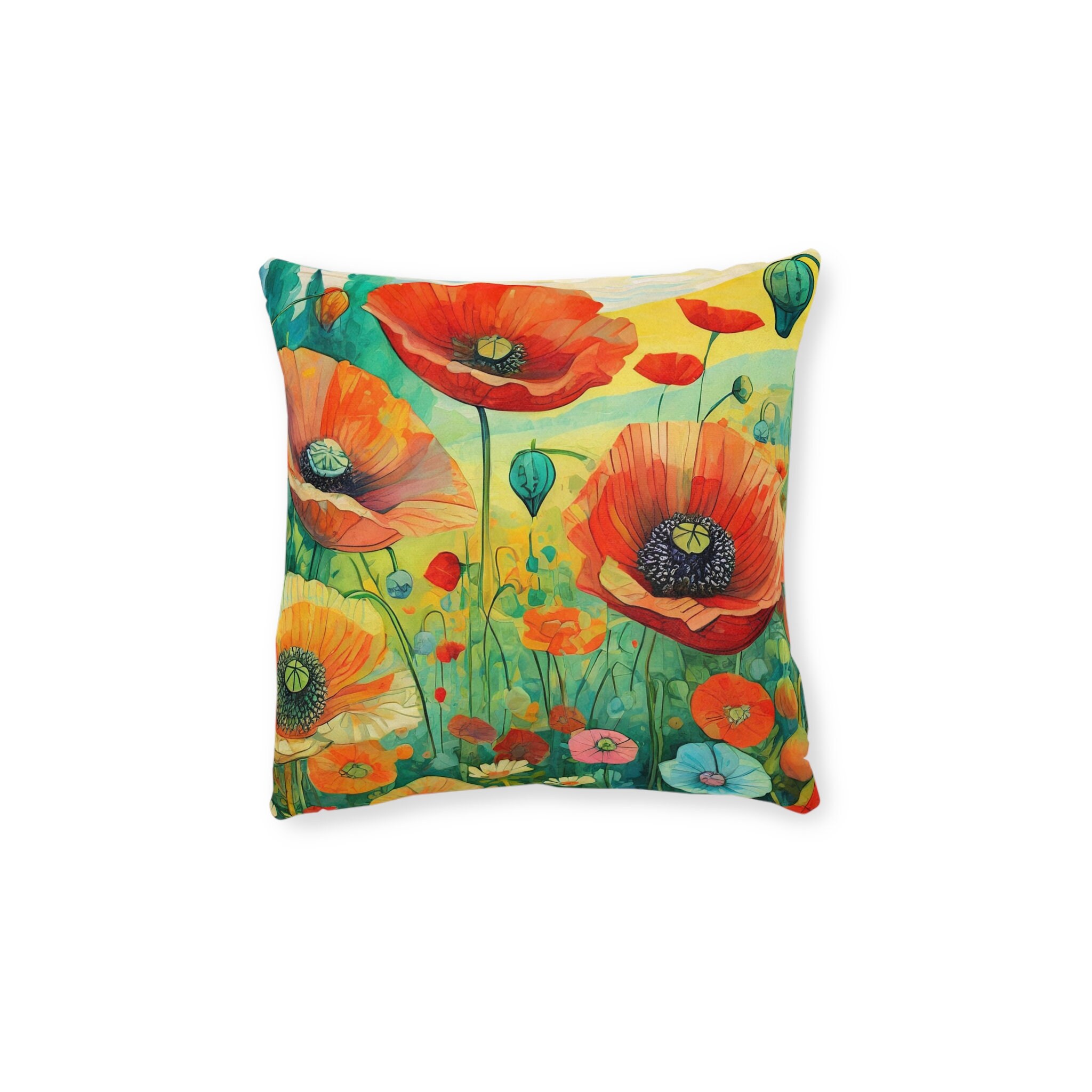 Poppy Cushion Etsy UK