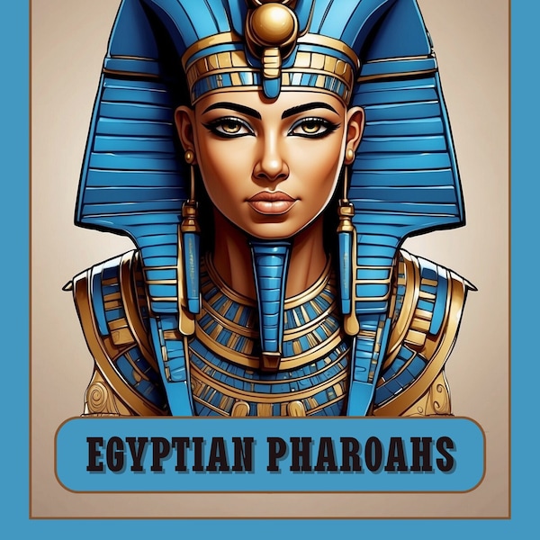 Egyptian Pharoahs Colouring Pages