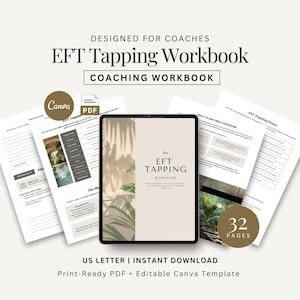 EFT Klopf-Arbeitsbuch, Emotionale Freiheit Technik-Handbuch EFT Klopfanleitung, Limitierende Beliefs Arbeitsblatt, Mindset & Wellness Coaches, EFT Coaching