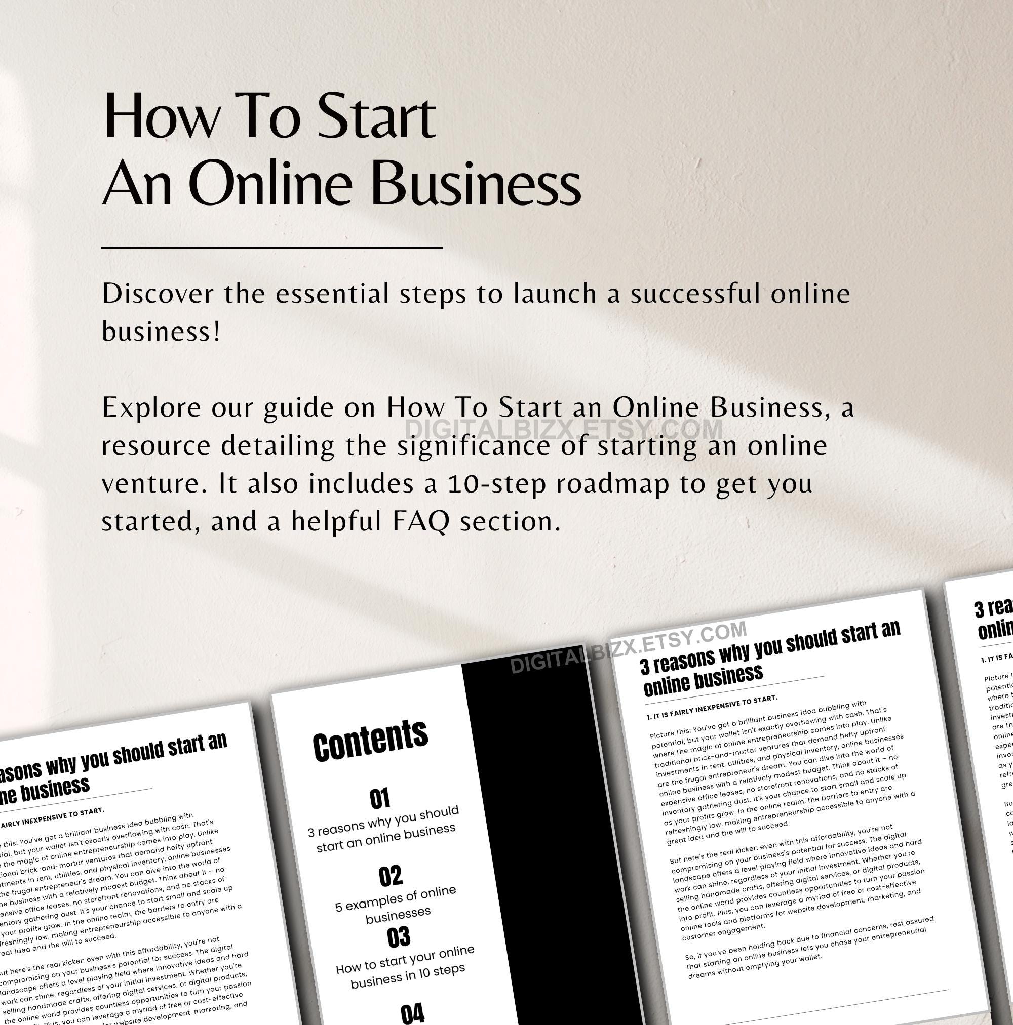 How to Start an Online Business Guide With Master Resell Rights MRR and ...