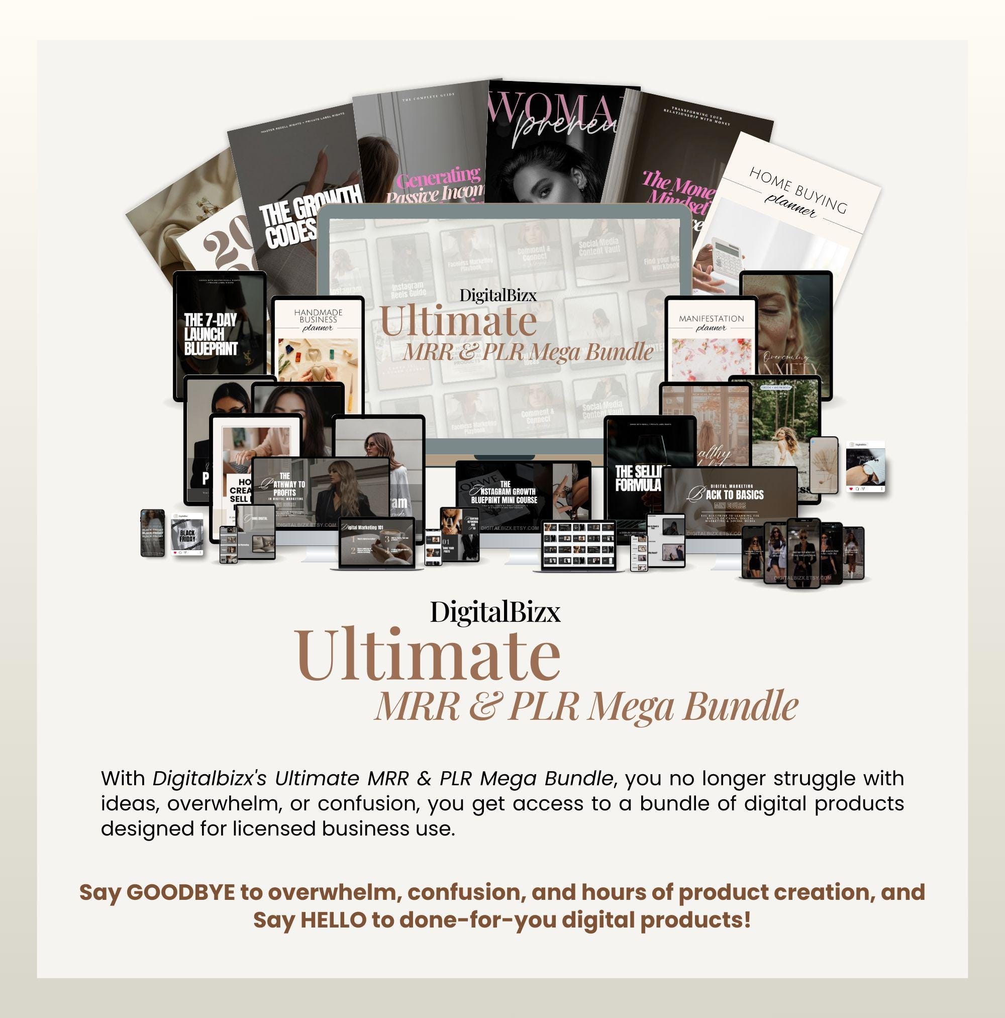 Digitalbizx Ultimate MRR and PLR Mega Bundle Digital Marketing Guides ...