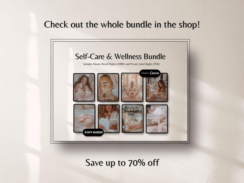 Healthy Habits Ebook Holistic Wellness PLR MRR DFY Digital Product Plr ...