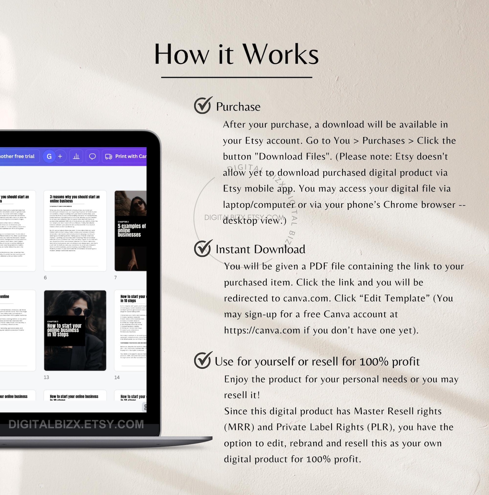 How to Start an Online Business Guide With Master Resell Rights MRR and ...
