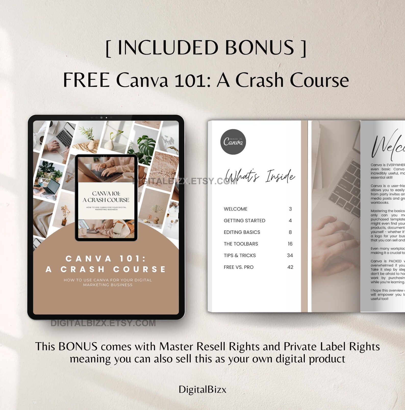 How to Find Your Niche Guide and Workbook W Master Resell Rights MRR ...