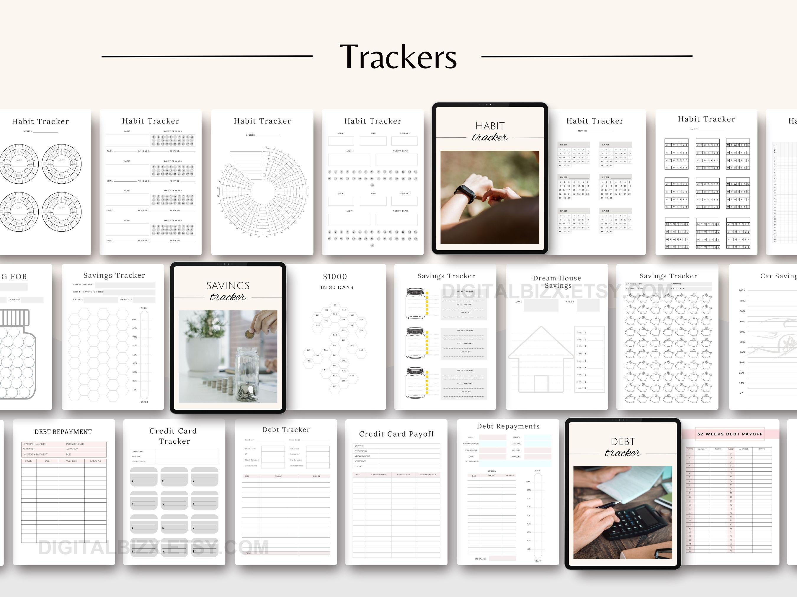 50+ MRR PLR Ebooks Editable Planners, Trackers and Journals Ideal for ...