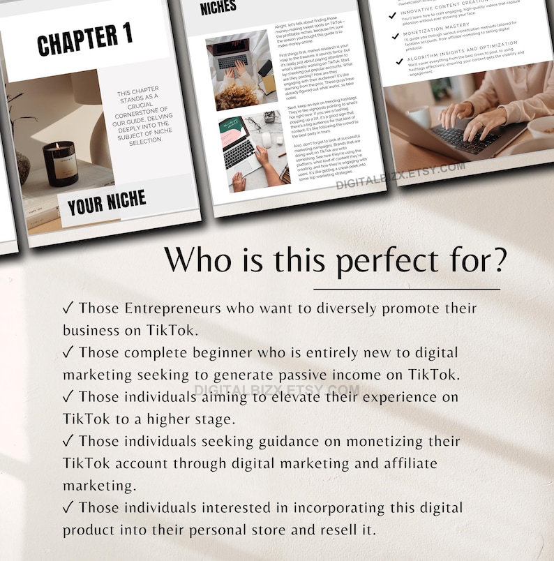 TikTok Marketing Guide w Master Resell Rights MRR and Private Label Rights PLR TikTok Guide Faceless Digital Marketing Simply Passive Income image 4