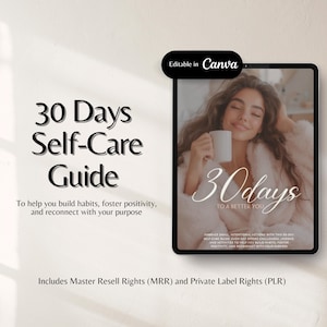 30 days Self Care ebook Self improvement MRR PLR ebook Personal Development Self help ebook Self Development life coaching Self love ebook