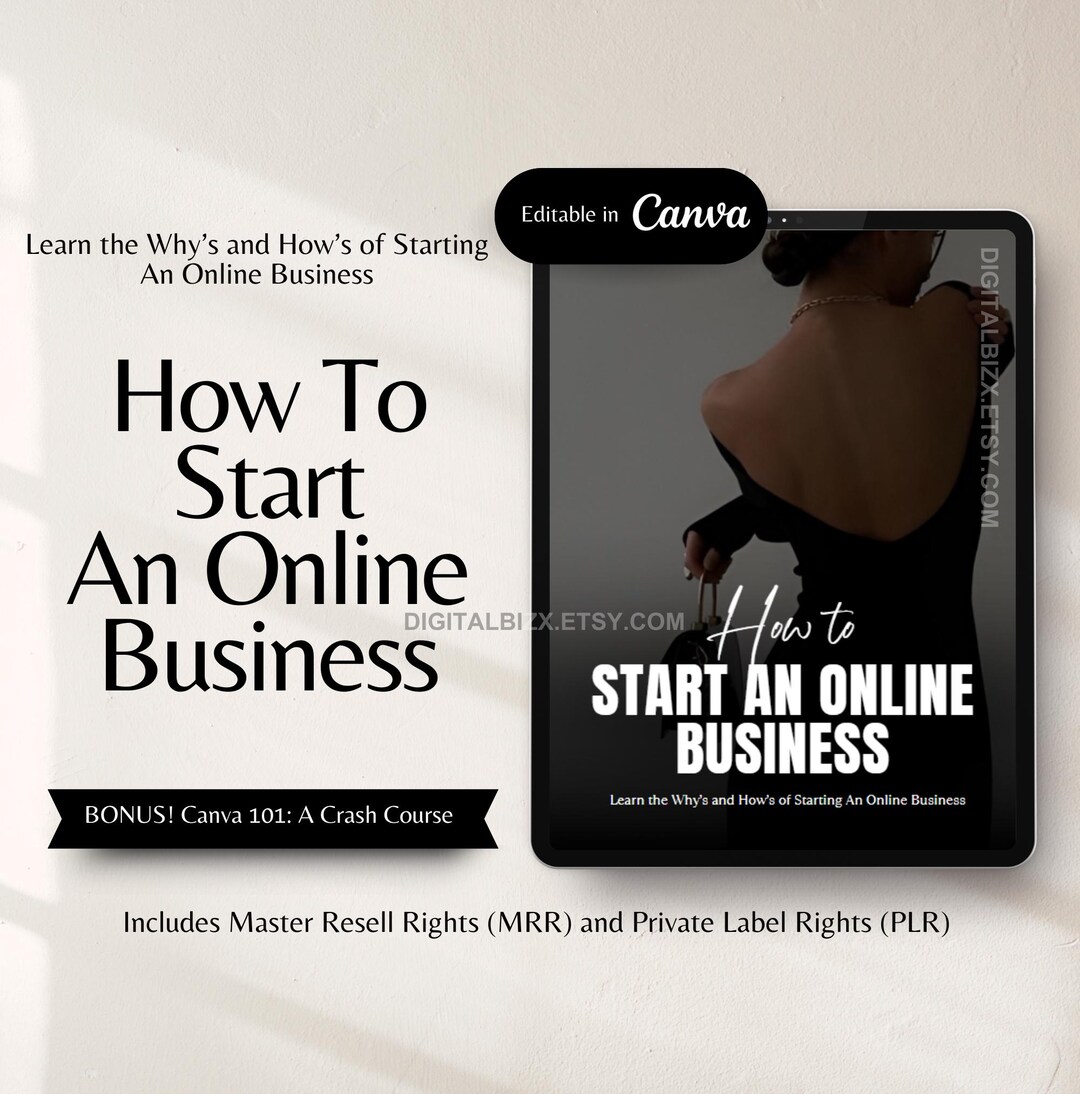 How to Start an Online Business Guide With Master Resell Rights MRR and ...