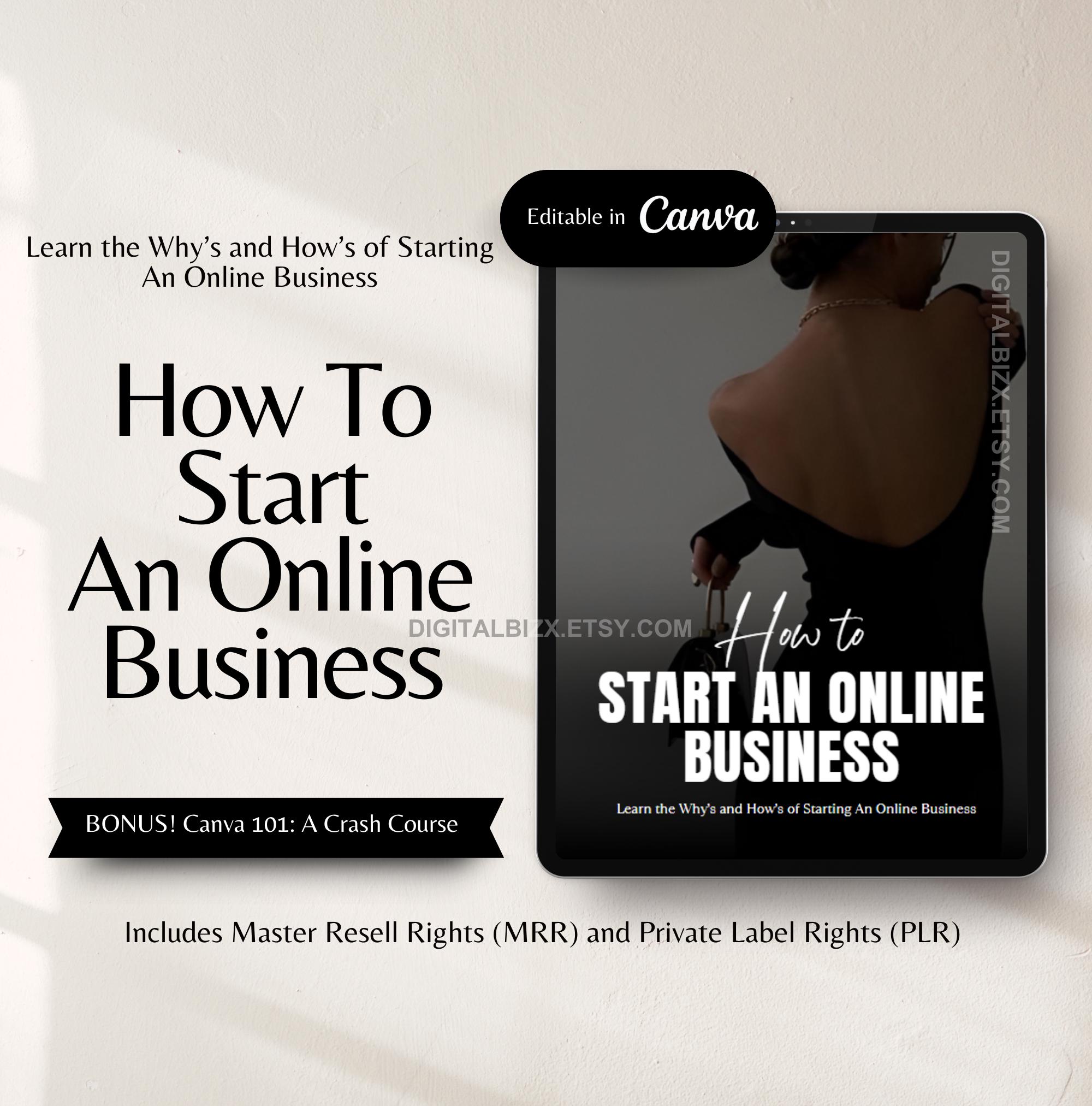 How to Start an Online Business Guide With Master Resell Rights MRR and ...