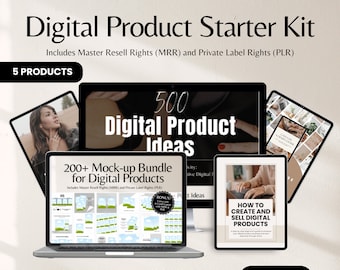 Digitalprodukt-Starterkit - 5 Komplettpakete, die Sie für den Start Ihres Digitalprodukt-Business benötigen