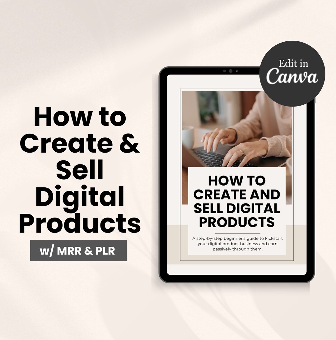 How to Create and Sell Digital Products Guide With Master Resell Rights ...