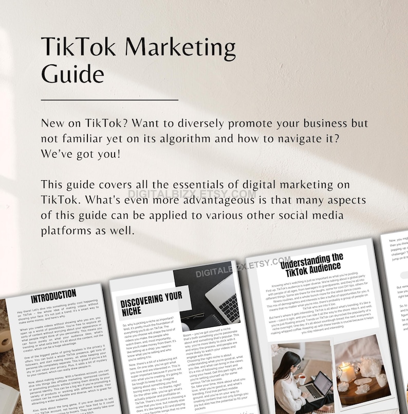 TikTok Marketing Guide w Master Resell Rights MRR and Private Label Rights PLR TikTok Guide Faceless Digital Marketing Simply Passive Income image 3