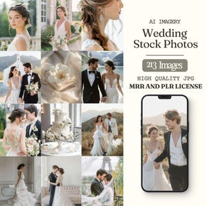 Wedding Stock Photo Bundle Styled Shoot Images for Wedding branding photo, Website and Social Media Posting, Elegant Bride Aesthetic MRR PLR