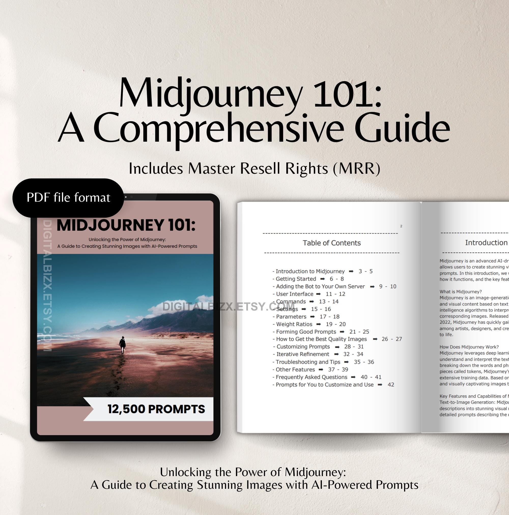 Midjourney Guide an AI Image Generation Contains Midjourney Prompt ...