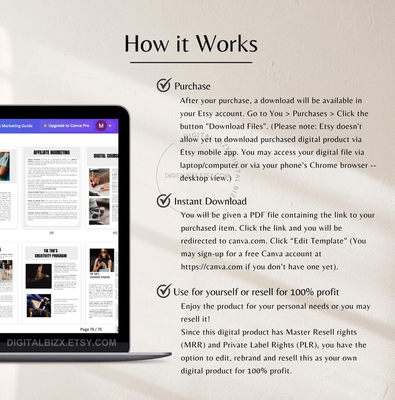 TikTok Marketing Guide w Master Resell Rights MRR and Private Label Rights PLR TikTok Guide Faceless Digital Marketing Simply Passive Income image 8