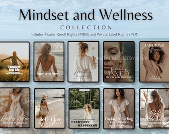 mindset Wellness Kollektion mit Master Reselling Right und Eigenmarkenrechten plr mrr ebooks Selbsthilfebuch Lebenscoaching Therapeuten Coaches