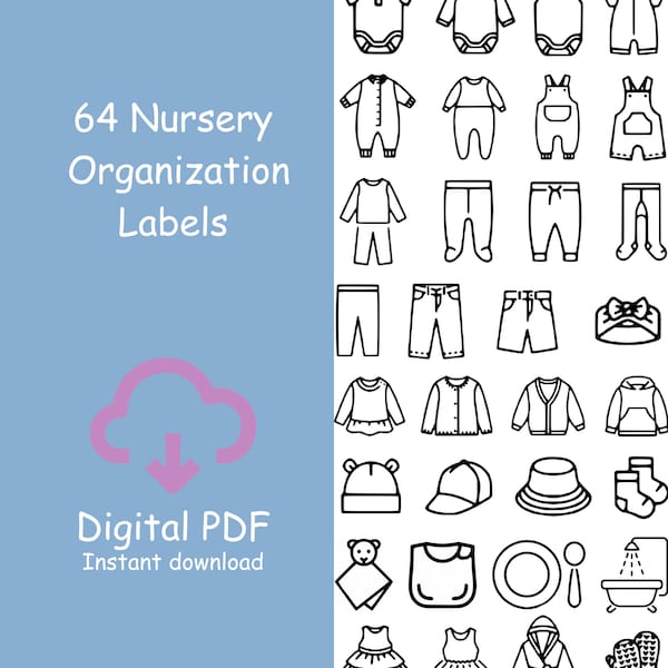 Nursery Labels - Etsy