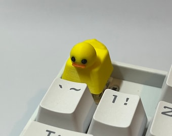 Duck Keycap Regalo para niños computadora keycap pato regalo para los amantes del pato teclado keycap patito personalizado keycap regalo fácil para él regalos