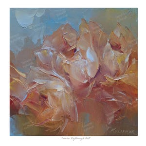 Beige Tulips - Wall Art for Living Room