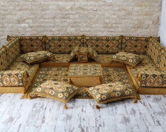 Sectional Sofas, Floor Seating Sofa, Arabic Majlis Sofa, Arabic Furniture, Arabic Couches, Arabic Jalsa, Moroccan Sofa, Pallet Sofas