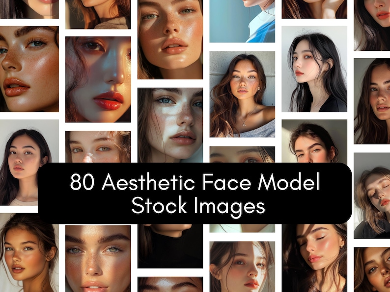 80 Face Model Stock Photos Skincare Face Models Instagram Templates ...