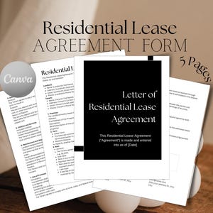 Residential Lease Agreement Form Printable Residential Lease Template Business Agreement Form for Residential Lease Agreement Template