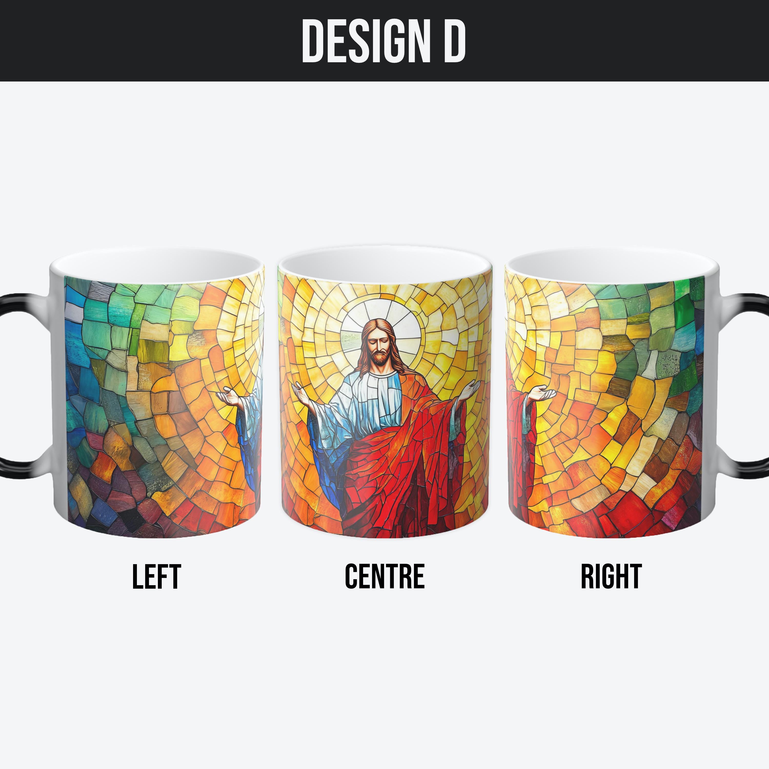 Stained Glass Christian Coffee Mug: Heat-sensitive Bible Verse Gift - Etsy