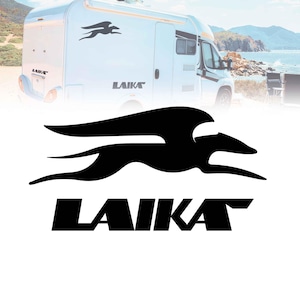 Adesivo set loghi “Laika 2025” per camper caravan roulotte e barche