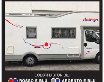 Autocollants en vinyle pour camping-car Challenger Genesis - Ensemble de 9 pièces