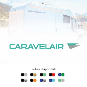 Adesivo set loghi “Caravelair Logo 2” per camper caravan roulotte e barche