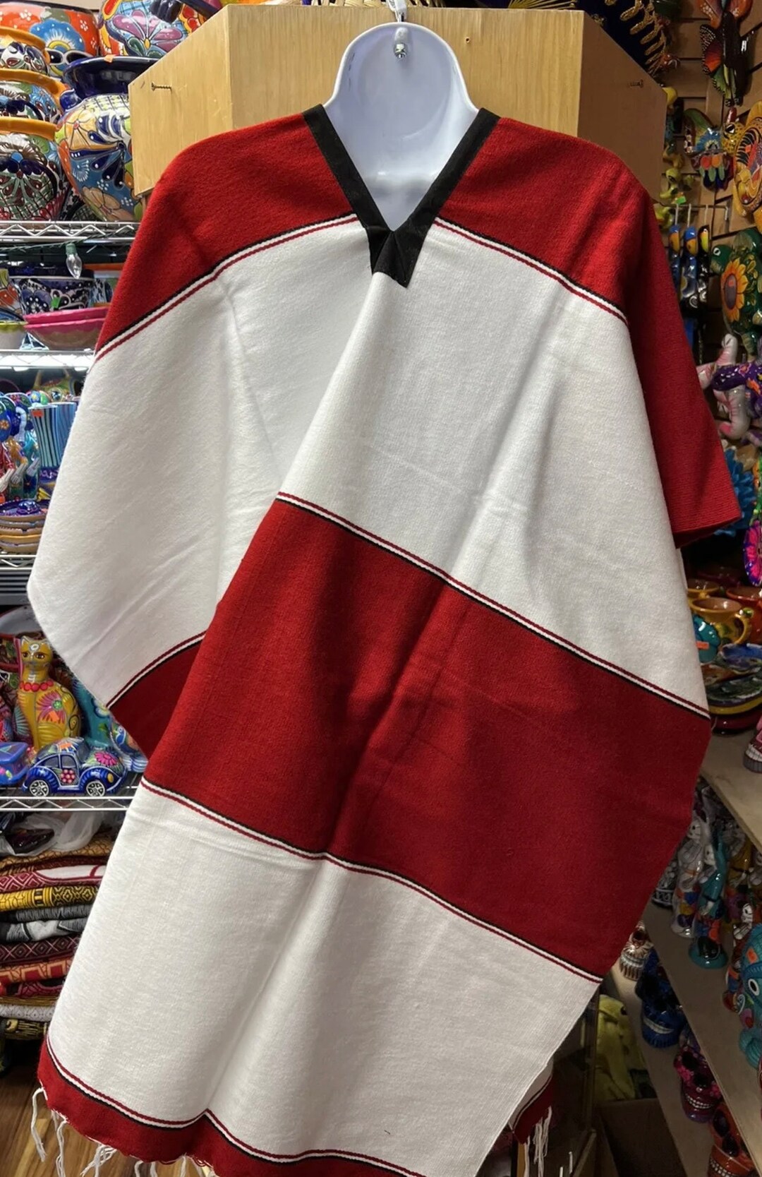 NFL Poncho Kansas City Chiefs Acrylic Cotton/ NEW Etsy