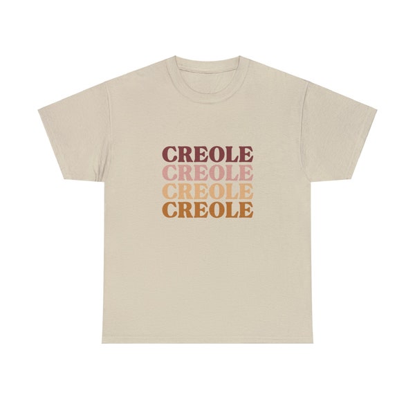 CREOLE Heavy Cotton Tee Sand Color