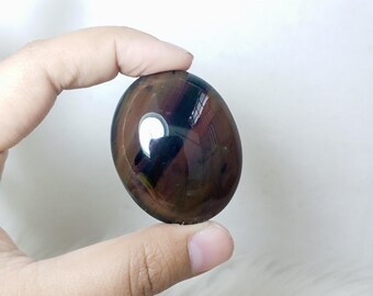 14gr Indonesia Sumatra Amber Polished Palm Raw Rough Gemstone 30