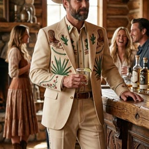 Western Nudie Suit Cactus - Etsy