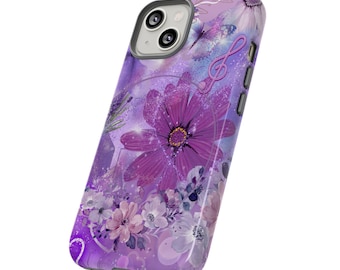 Tough Cases, Purple Collage, Purple, iPhone Case, Google Pixel Case, Samsung Galaxy Case, fun phone case, Funky, Free delivery