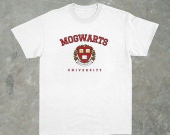 MOGWARTS University - Unisex T Shirt  | Funny Shirt, Gift for her him, 90's Clothing Trendy, TikTok, Cool Secondhand, MOG, Meme, Mogwarts