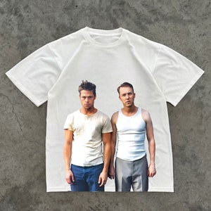 Fight Club Unisex T Shirt Funny Gift, Gift for him her, Movie, Trendy Bootleg Shirt, Music Fan Lyric, 90s, lil rapper, Tyler Durden image 1