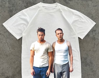 Fight Club - T-shirt unisexe | Cadeau drôle, cadeau pour lui, film, chemise bootleg tendance, paroles de fan de musique, années 90, petit rappeur, Tyler Durden