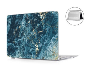 Blue  Granite Retro MacBook Case, Hard Protective Laptop Case for MacBook Air15/13/11 Pro13/14/15/16 2020 2021 M2 2022 2023 | MacBook Cover