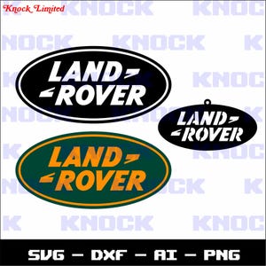 Land Rover Logo Bundle - Digital Vector Files (SVg, Ai, CDR, PNG, DXF)