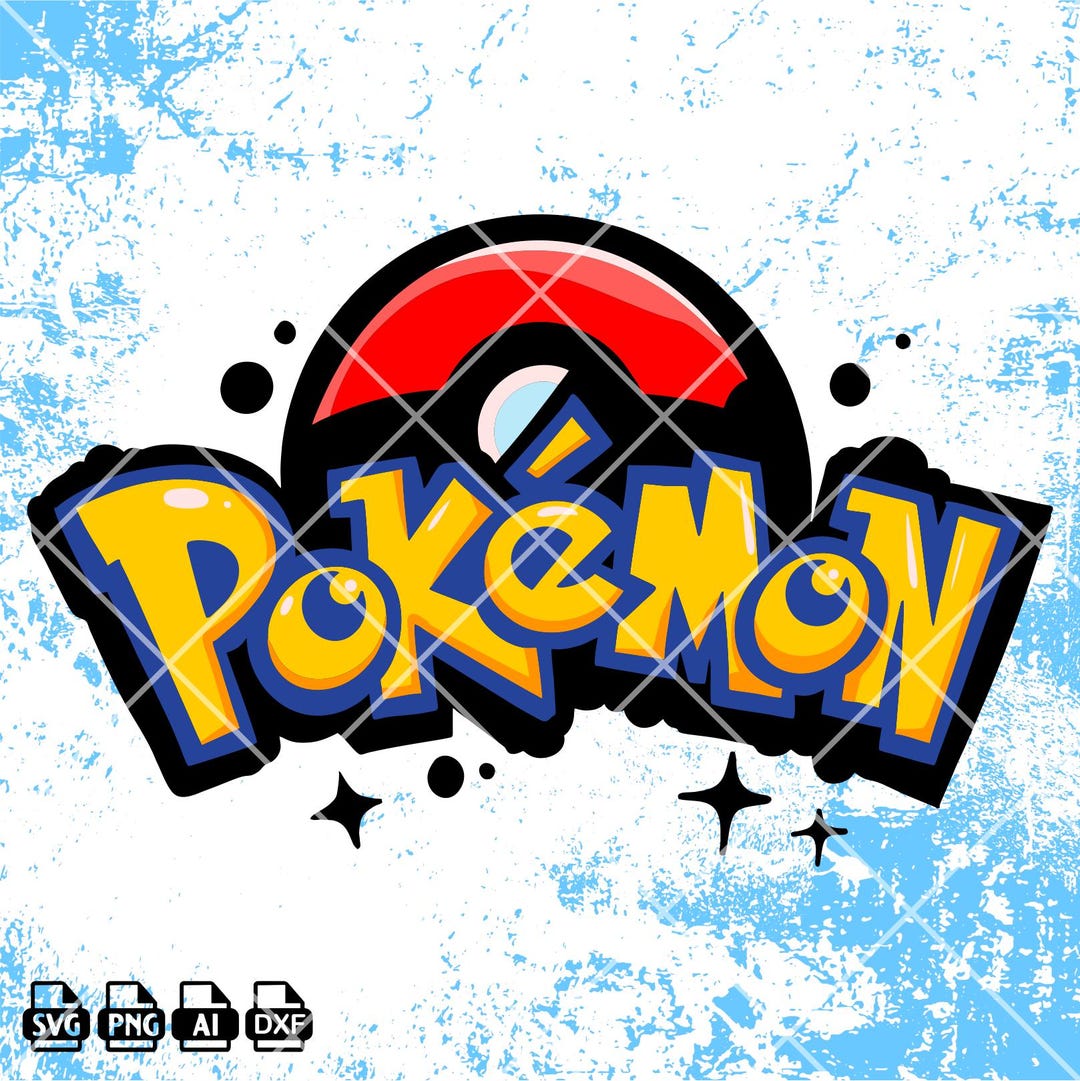 Pokemon Font Png, Pokemon Icon , , Pokemon Clipart, Printable Digital ...