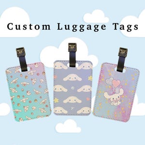 Luggage Tag Travel Holidays Suitcase Vacation Accessory - Pretty Cinnamaroll