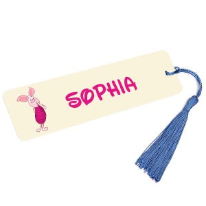 Personalized Durable Metal Bookmark for Readers & Bookworms Book Mark - Cute Winnie the Pooh Piglet