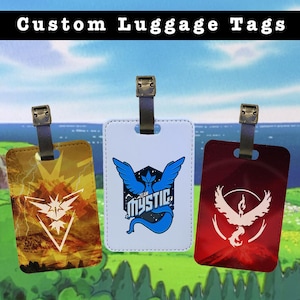 Cool Luggage Tag Travel Holidays Suitcase Stitch Vacation Accessory - League Team Tags Anime