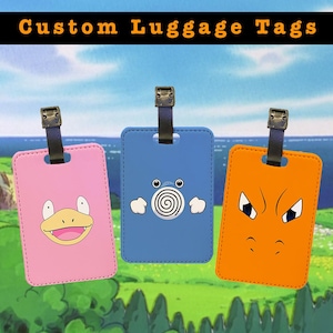 Cool Luggage Tag Travel Holidays Suitcase Stitch Vacation Accessory - Anime Faces Tags