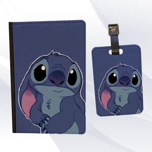 Estuche Lujo Lilo & Stitch - Azul, Con Diseño De Stitch, Para Escuela O Oficina