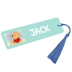 Personalized Durable Metal Bookmark for Readers & Bookworms Book Mark - Winnie the Pooh Butterfly